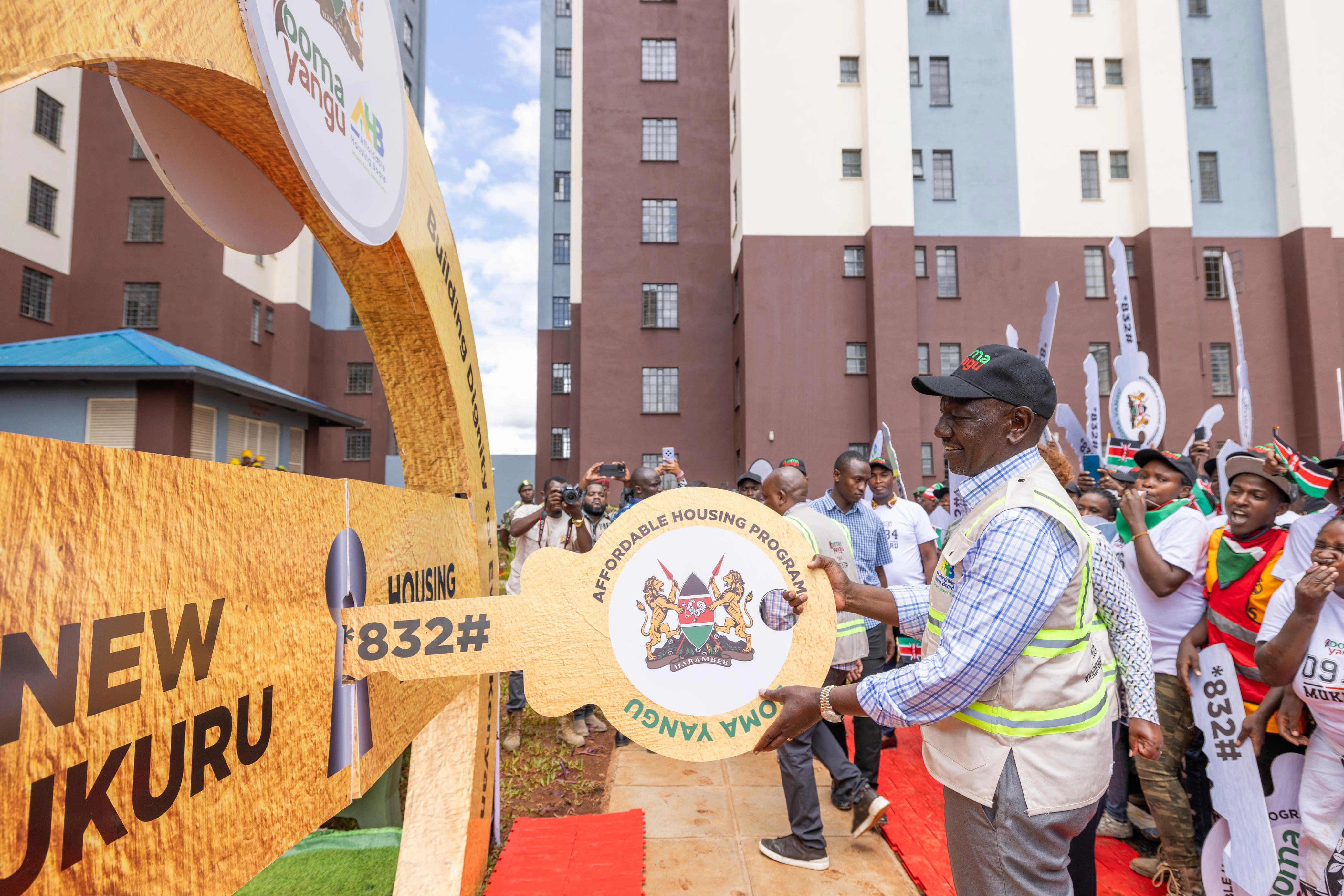 Affordable Housing and Settlement_PRESIDENT WILLIAM RUTO HANDS OVER THE NEW MUKURU AFFORDABLE HOUSING ESTATE HOUSES_20.5.2025.
