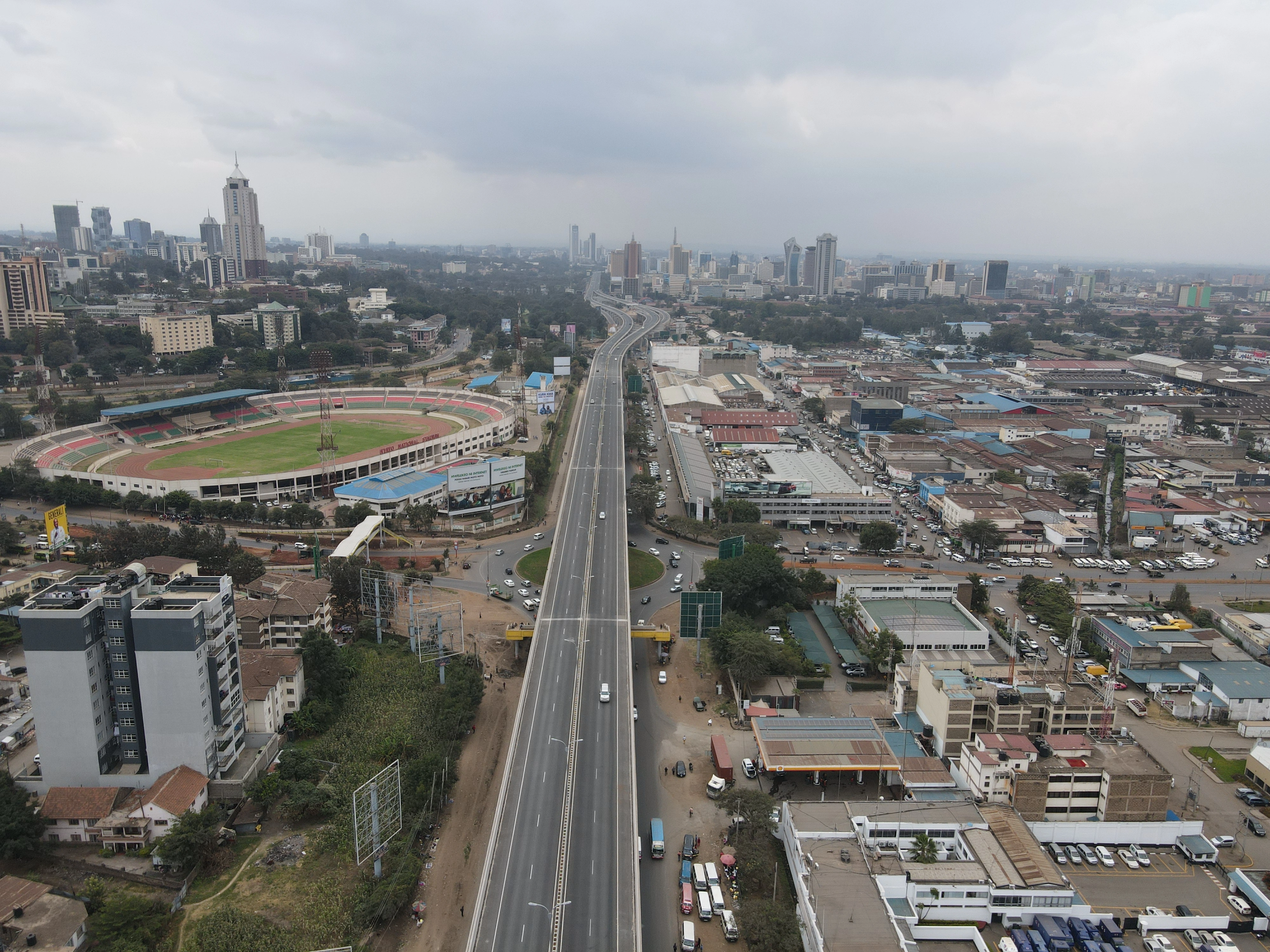 Big Four Agenda_President Uhuru Kenyatta Big Four Nairobi Expressway Drone Shots 3