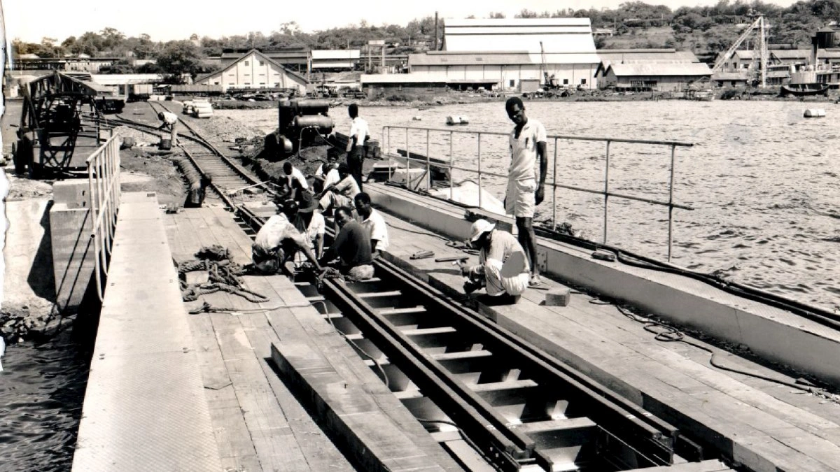 Construction of the Uganda Railway (1896–1901)_Railway construction in the 1901.
