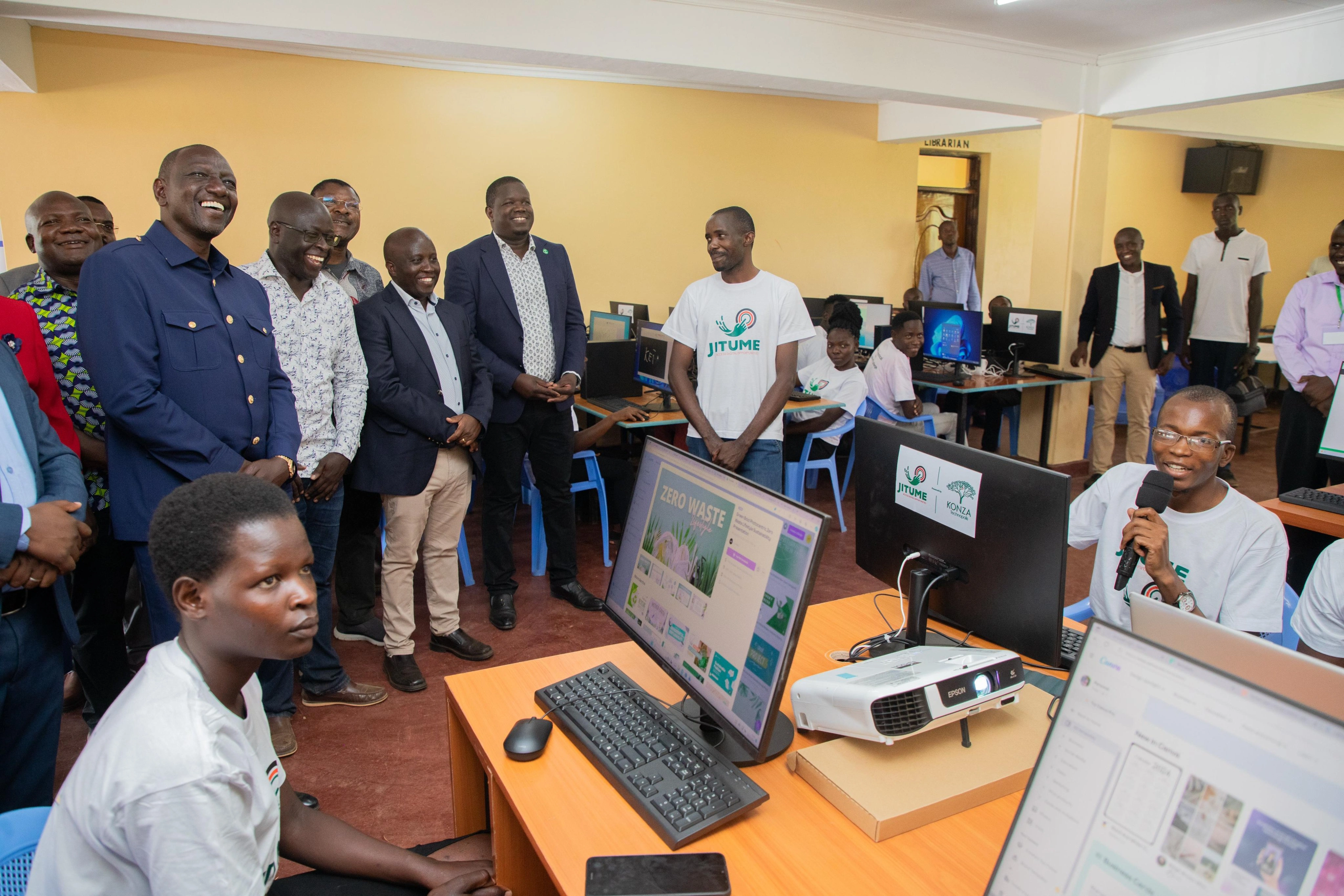 Digital Superhighway and Creative Economy_President William Ruto Opening the Khwisero TVET Jitume ICT Hub, Kakamega County 1_3.2.2024.webp