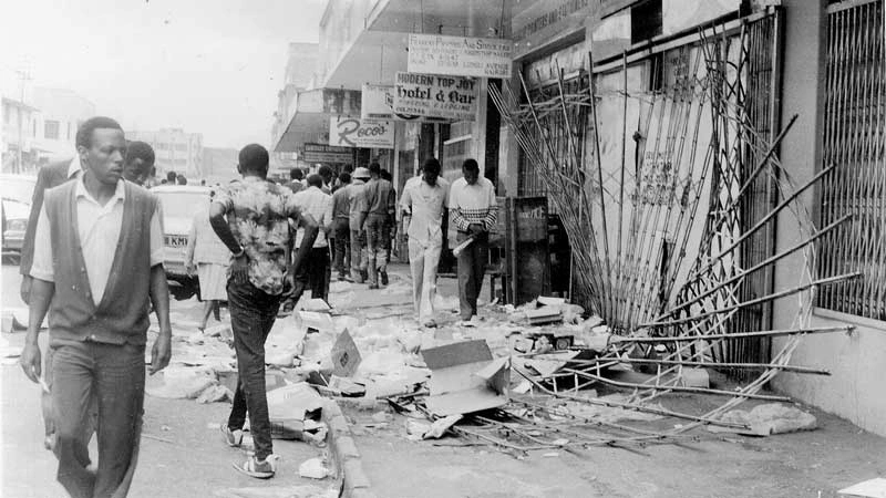 Failed coup attempt (1982)_1982 Coup destruction and Looting_1.8.1982