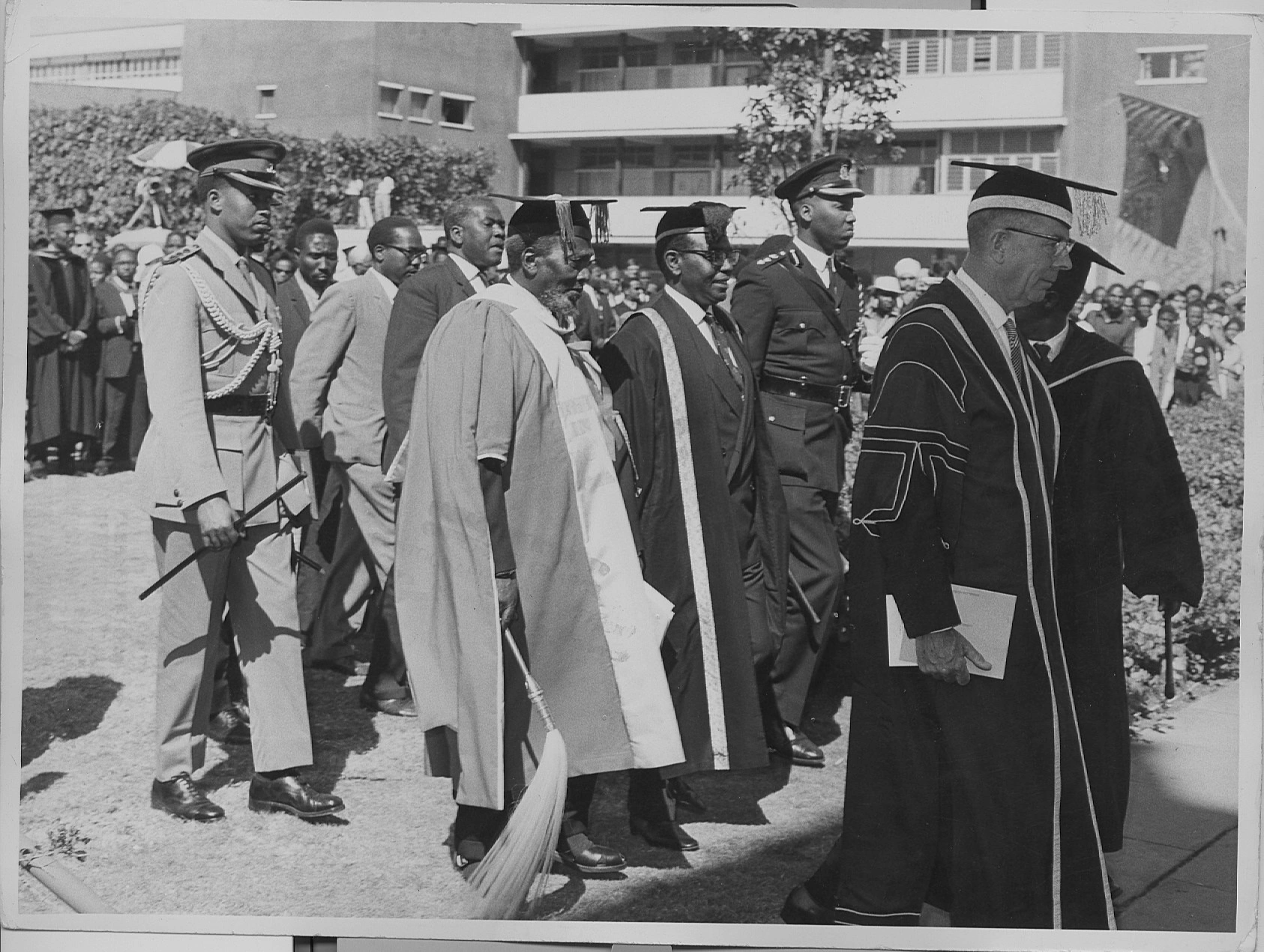 Spirit of Harambee_President  Jomo Kenyatta pictured at Nairobi University_29 Sep 1969