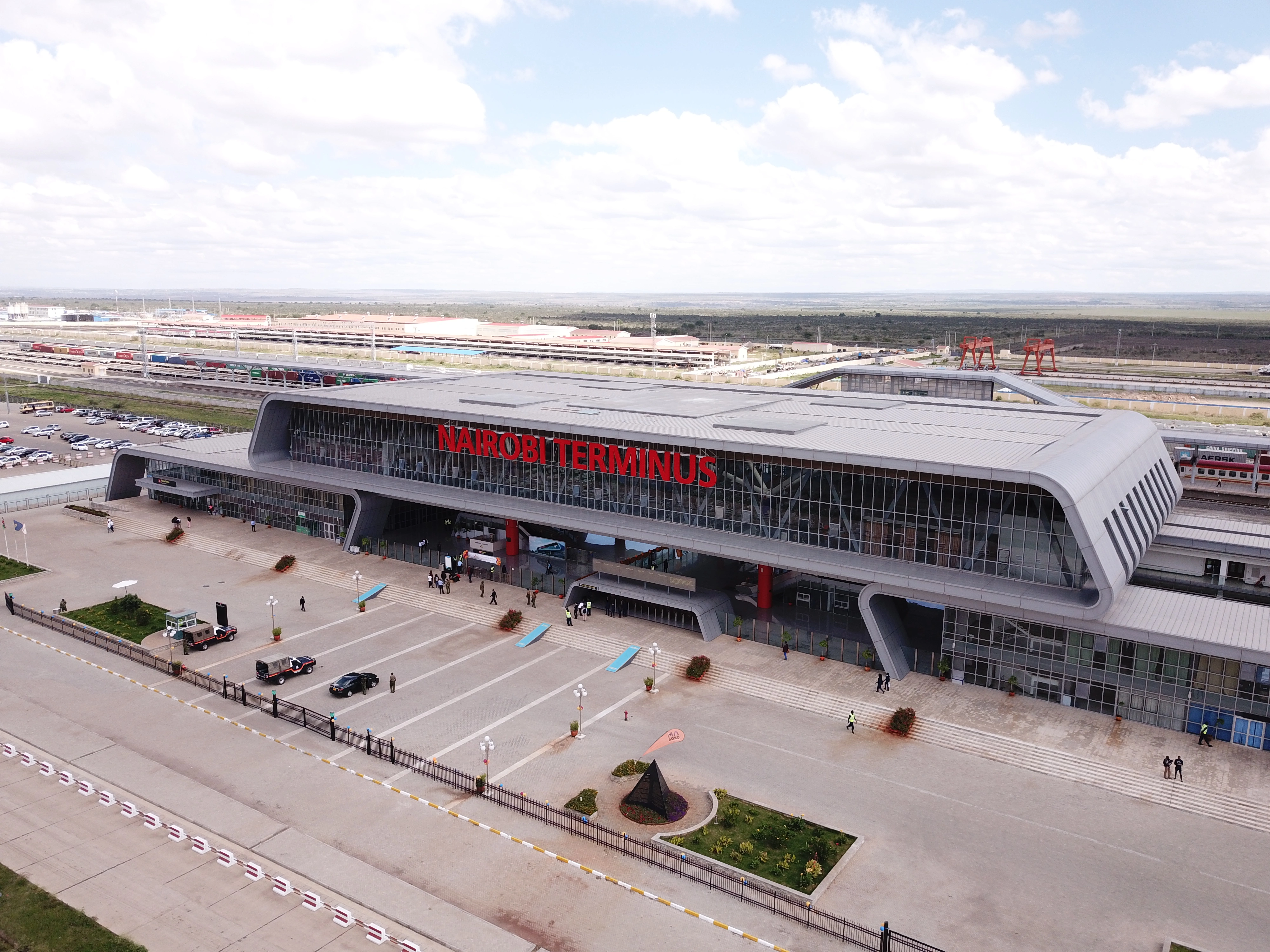 Standard Gauge Railway_President Uhuru Kenyatta Big Four SGR Nairobi Terminus Drone Shots